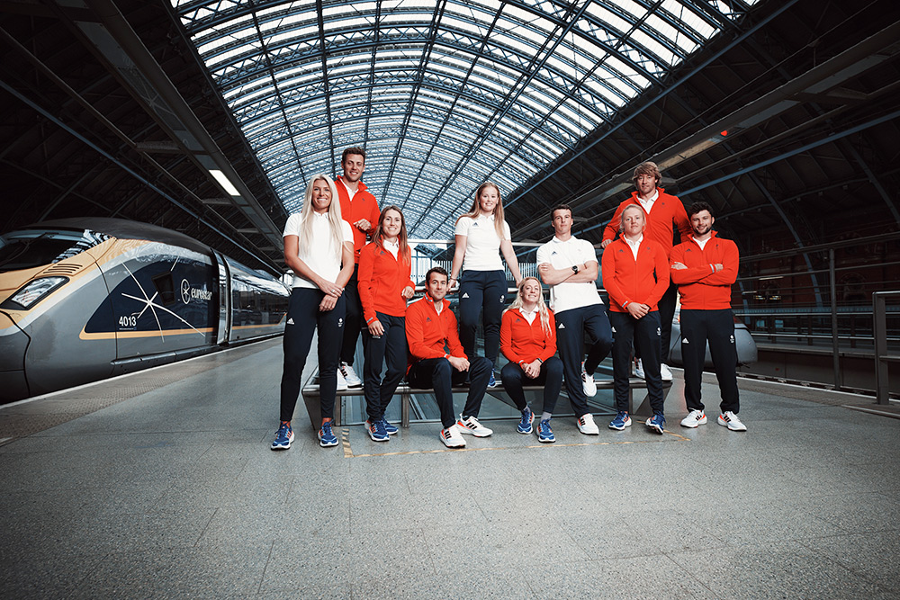 The british sailing team for paris 2024